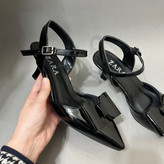 کفش پاشنه دار مجلسی زنانه مشکی