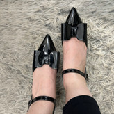 کفش پاشنه دار مجلسی زنانه مشکی