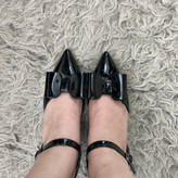 کفش پاشنه دار مجلسی زنانه مشکی