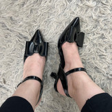 کفش پاشنه دار مجلسی زنانه مشکی