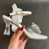 صندل مجلسی زنانه رنگ سفید