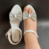 صندل مجلسی زنانه رنگ سفید