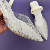 کفش مجلسی پاشنه کوتاه زنانه