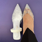 کفش مجلسی پاشنه کوتاه زنانه